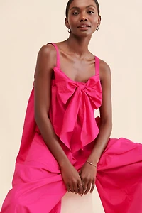Psophia Bow-Front Wide Leg Jumpsuit