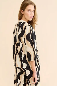 Little Lies Zita Linen Blouse