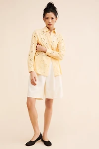 RAHI Eyelet Buttondown Top
