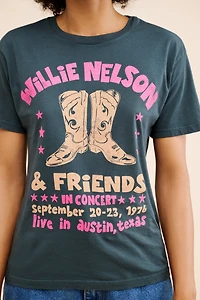 Letluv Willie Nelson & Friends BF Tee