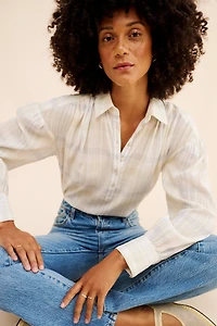 Faherty Olli Collared Top