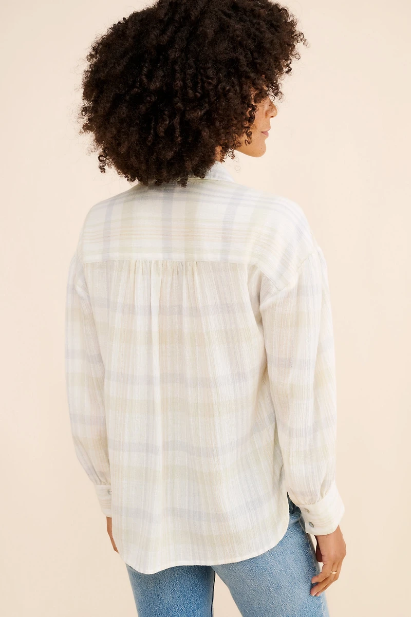 Faherty Olli Collared Top