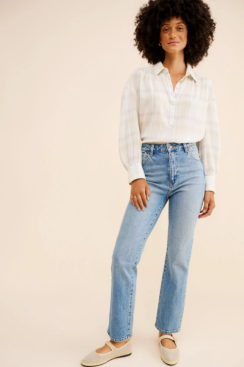 Faherty Olli Collared Top