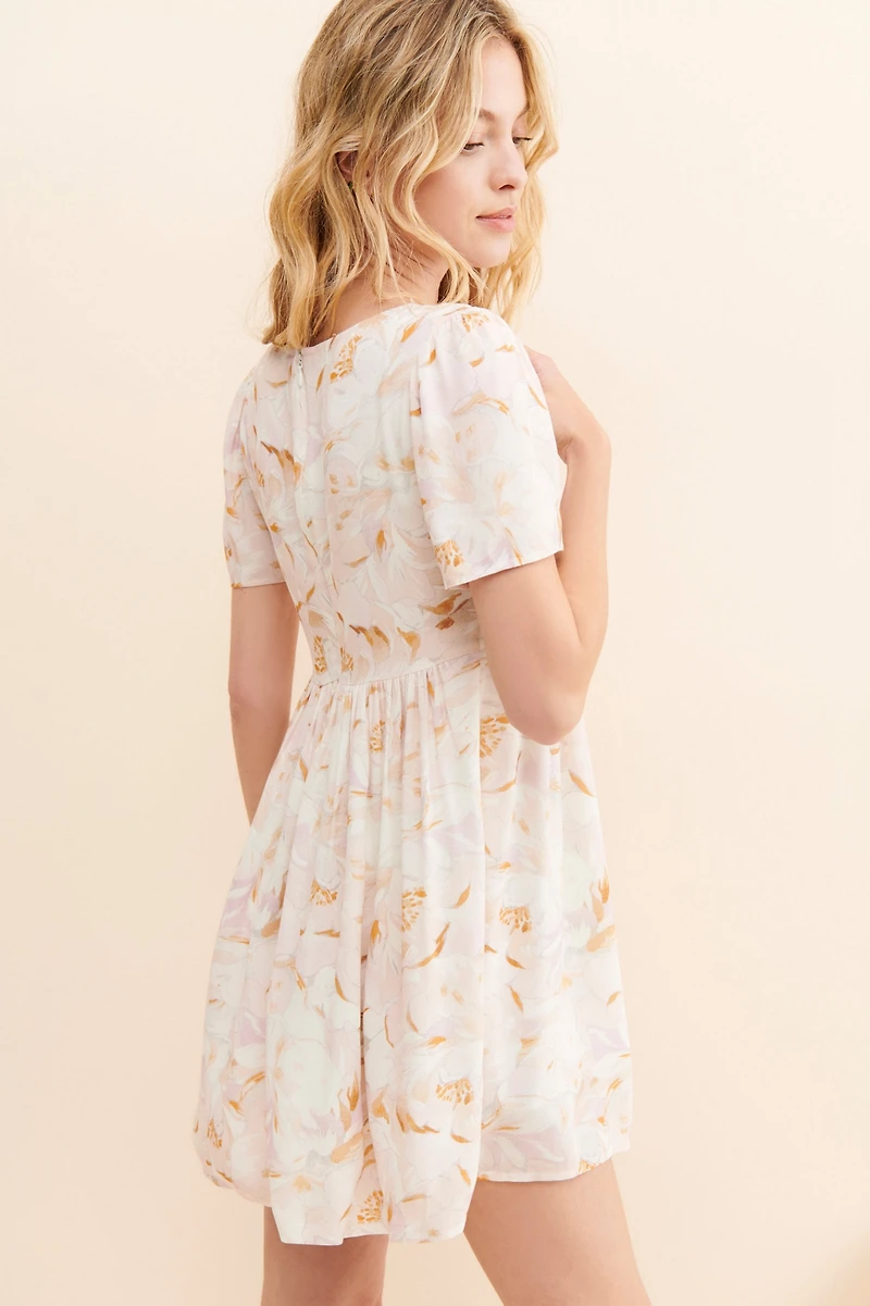 Saltwater Luxe Floral V-Neck Dress