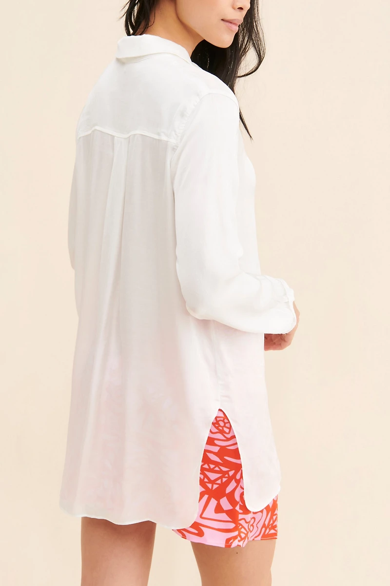 Dress Forum Satin Buttondown