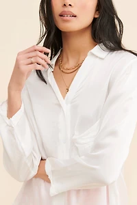 Dress Forum Satin Buttondown