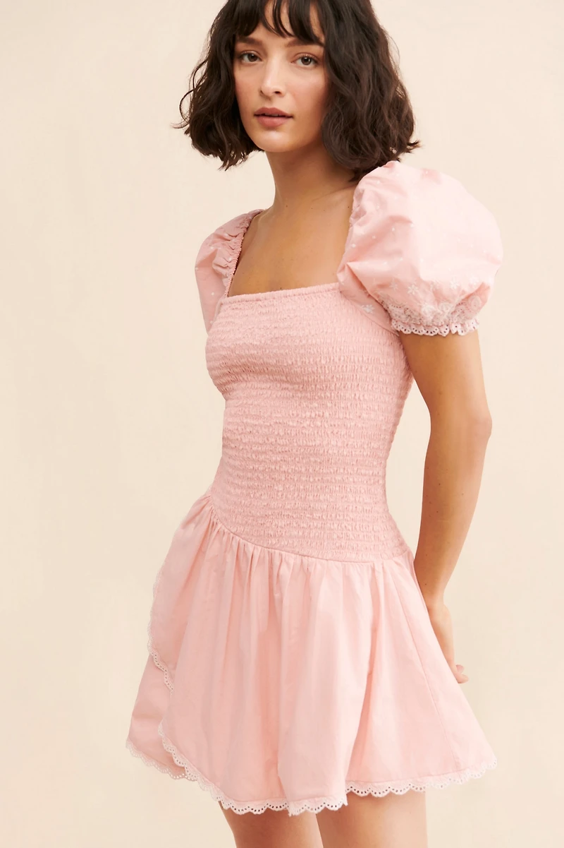 LoveShackFancy Asa Mini Dress
