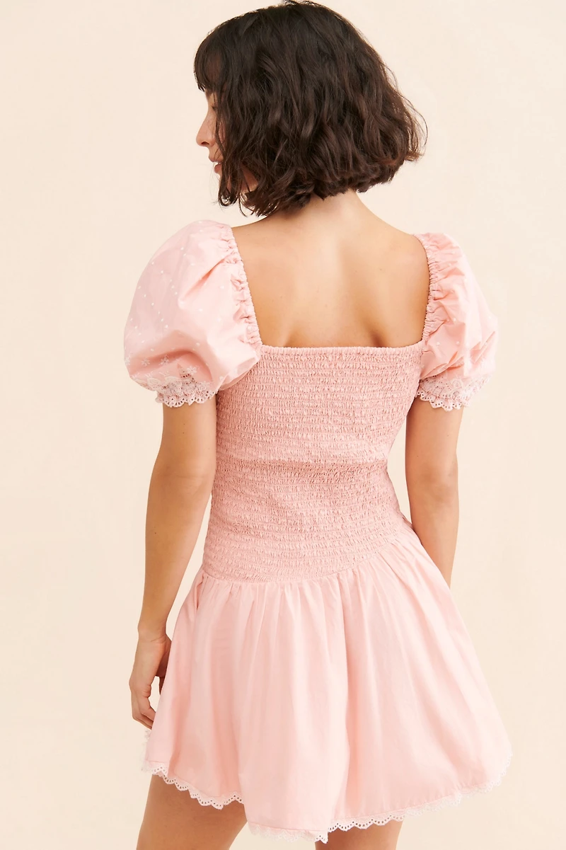 LoveShackFancy Asa Mini Dress
