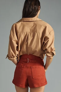 Pilcro The Kit High-Rise Utility Shorts