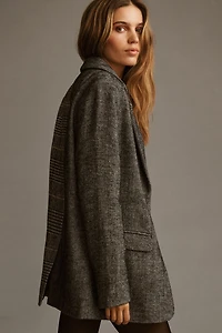 RD Style Eva Mixed Plaid Blazer