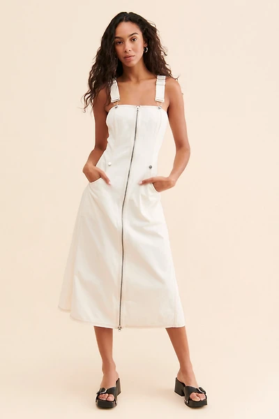 Forever That Girl Overall Midi Dress