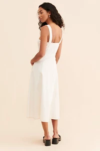 Forever That Girl Overall Midi Dress