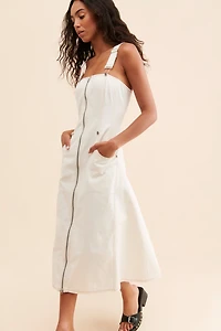 Forever That Girl Overall Midi Dress