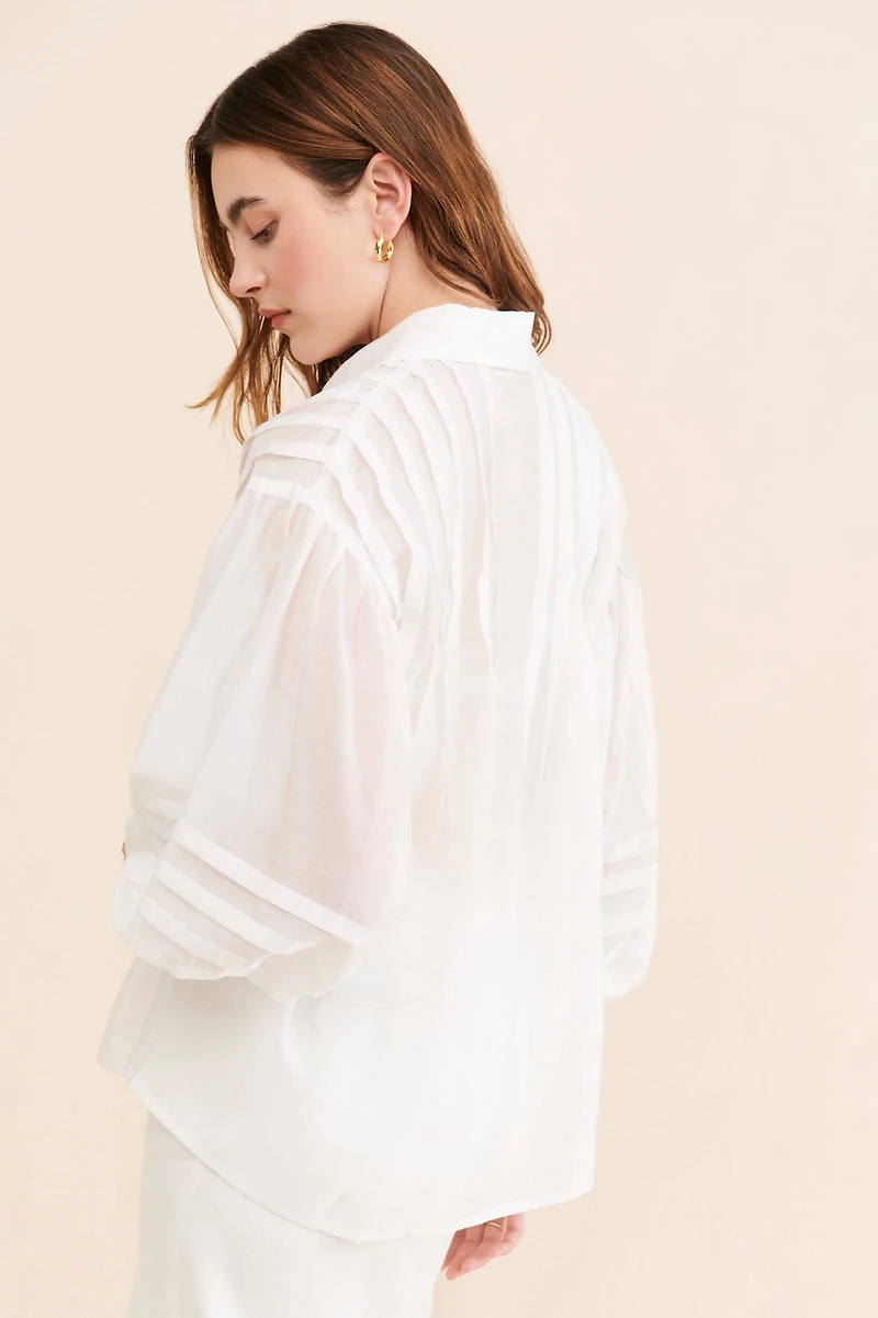 Aureta Gisele Buttoned Blouse