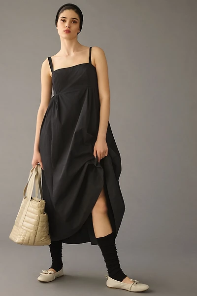 Square-Neck Babydoll Dress
