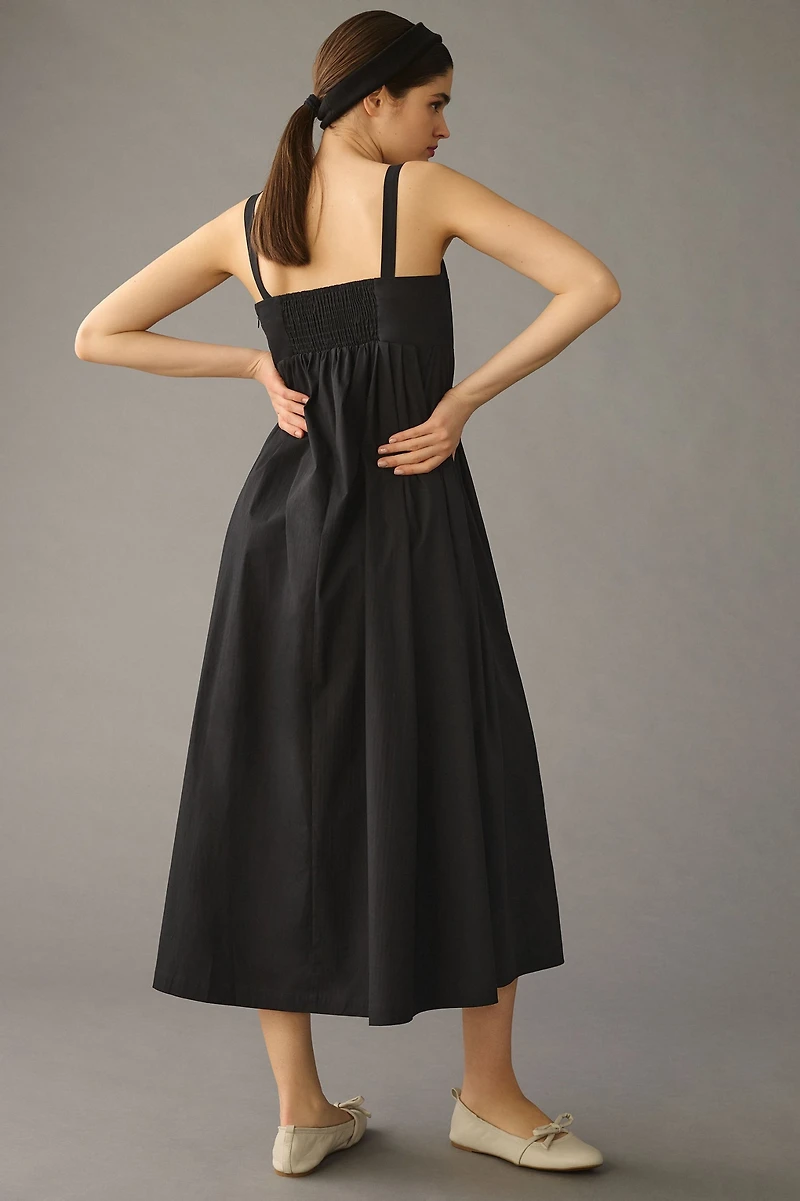 Square-Neck Babydoll Dress