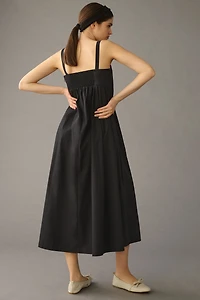 Square-Neck Babydoll Dress