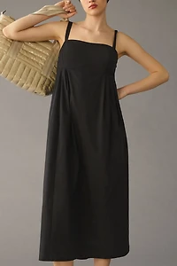 Square-Neck Babydoll Dress