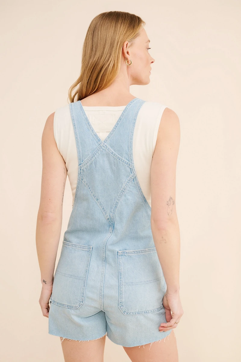 Madewell Denim Oversized Carpenter Shortalls