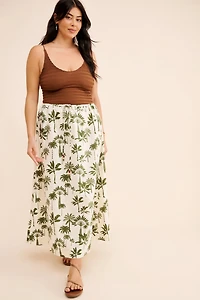 Never Fully Dressed Amy Linen Blend Skirt