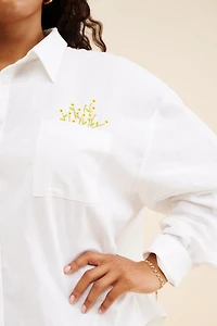 FRENCHMAUVE Filla Embroidered Shirt