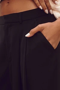 Maeve Avery Wide-Leg Trouser Pants