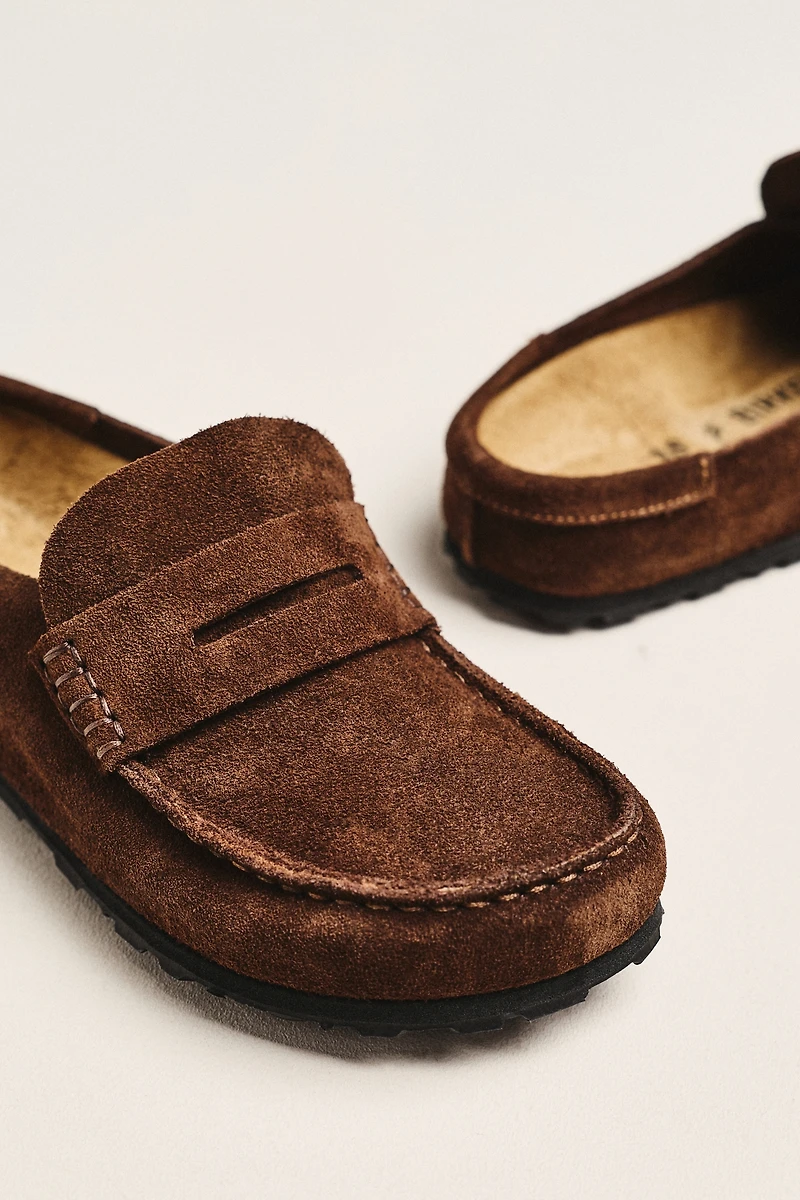 Birkenstock Naples Suede Clogs