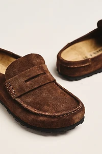 Birkenstock Naples Suede Clogs