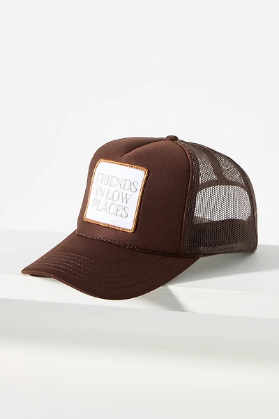 Friday Feelin Friends Low Places Trucker Hat