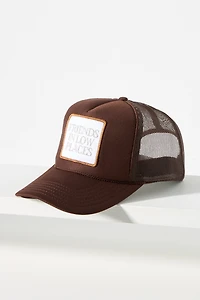 Friday Feelin Friends Low Places Trucker Hat
