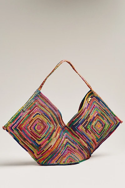 Made For a Woman Raffia Large Tote
