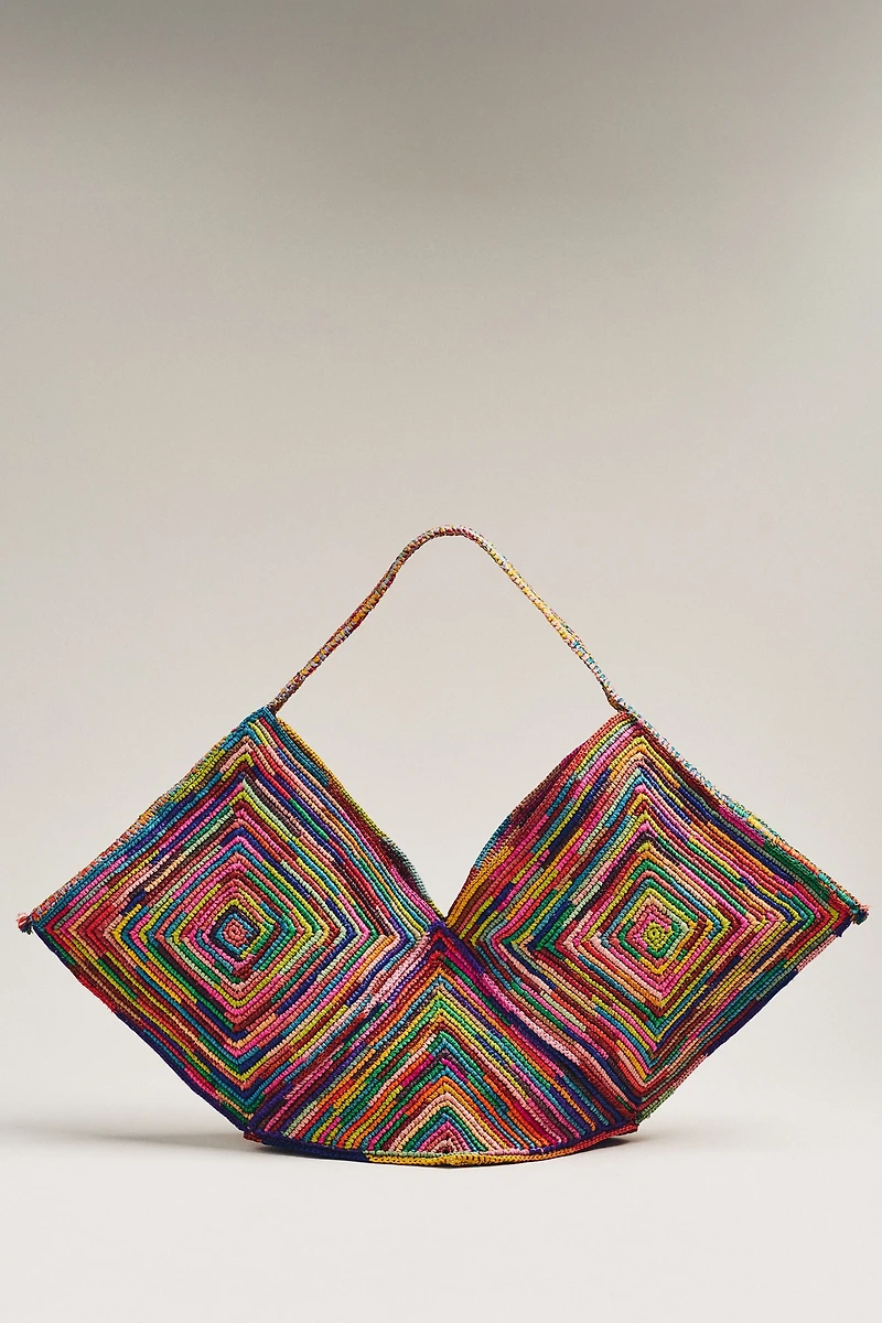 Made For a Woman Raffia Large Tote