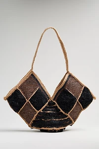 Made For a Woman Raffia Medium Tote