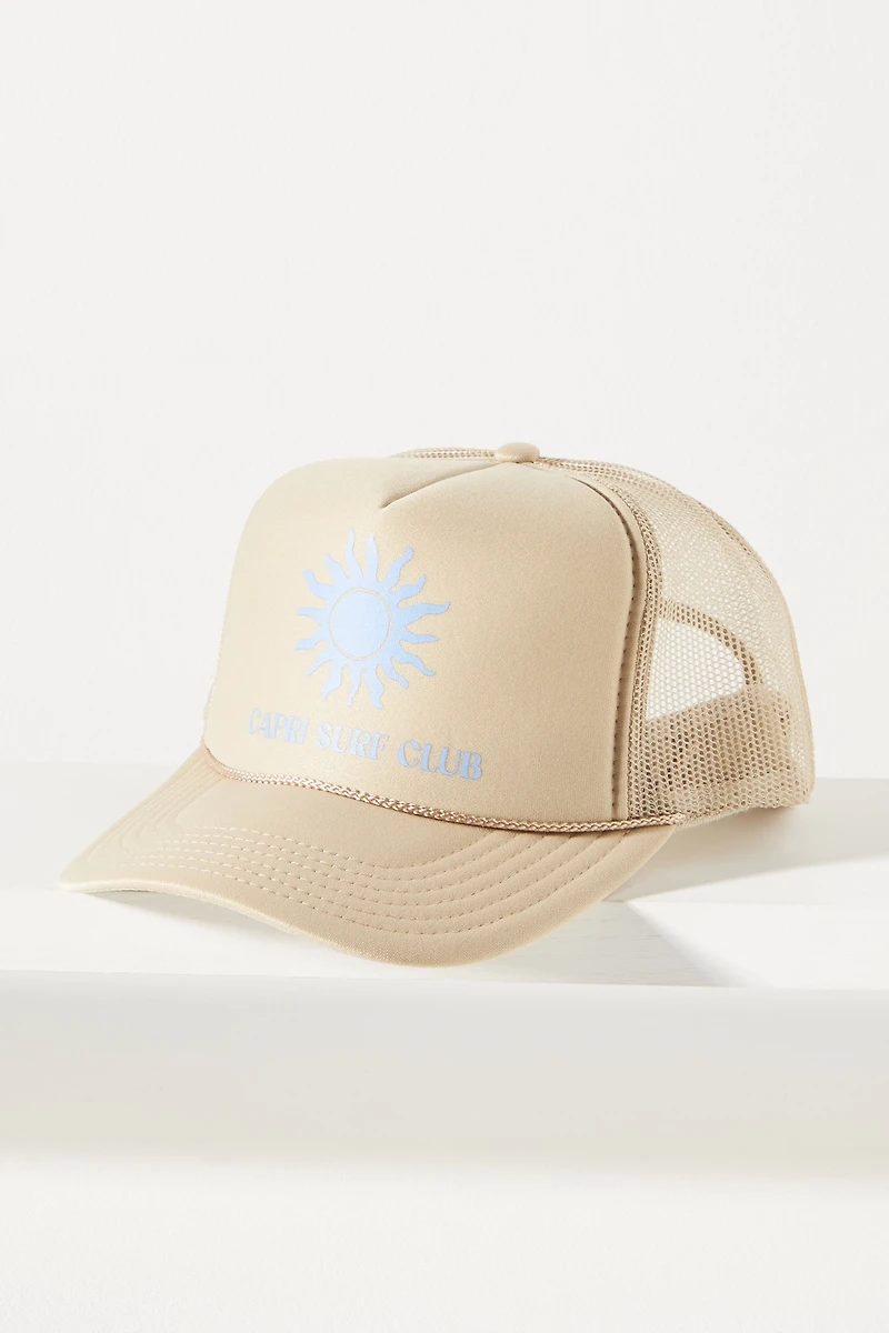 Ascot + Hart Capri Surf Trucker Hat