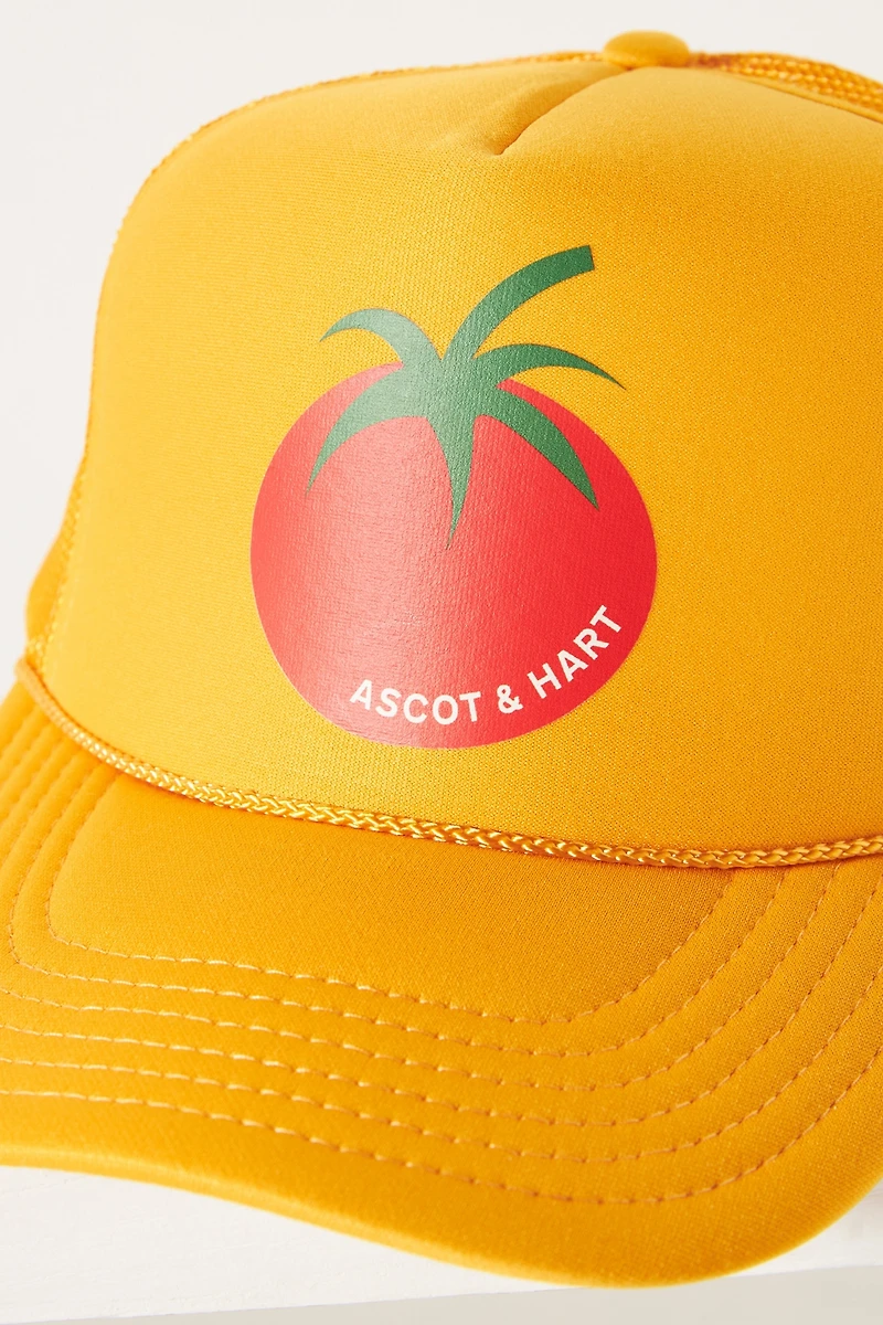 Ascot + Hart Tomato Trucker Hat