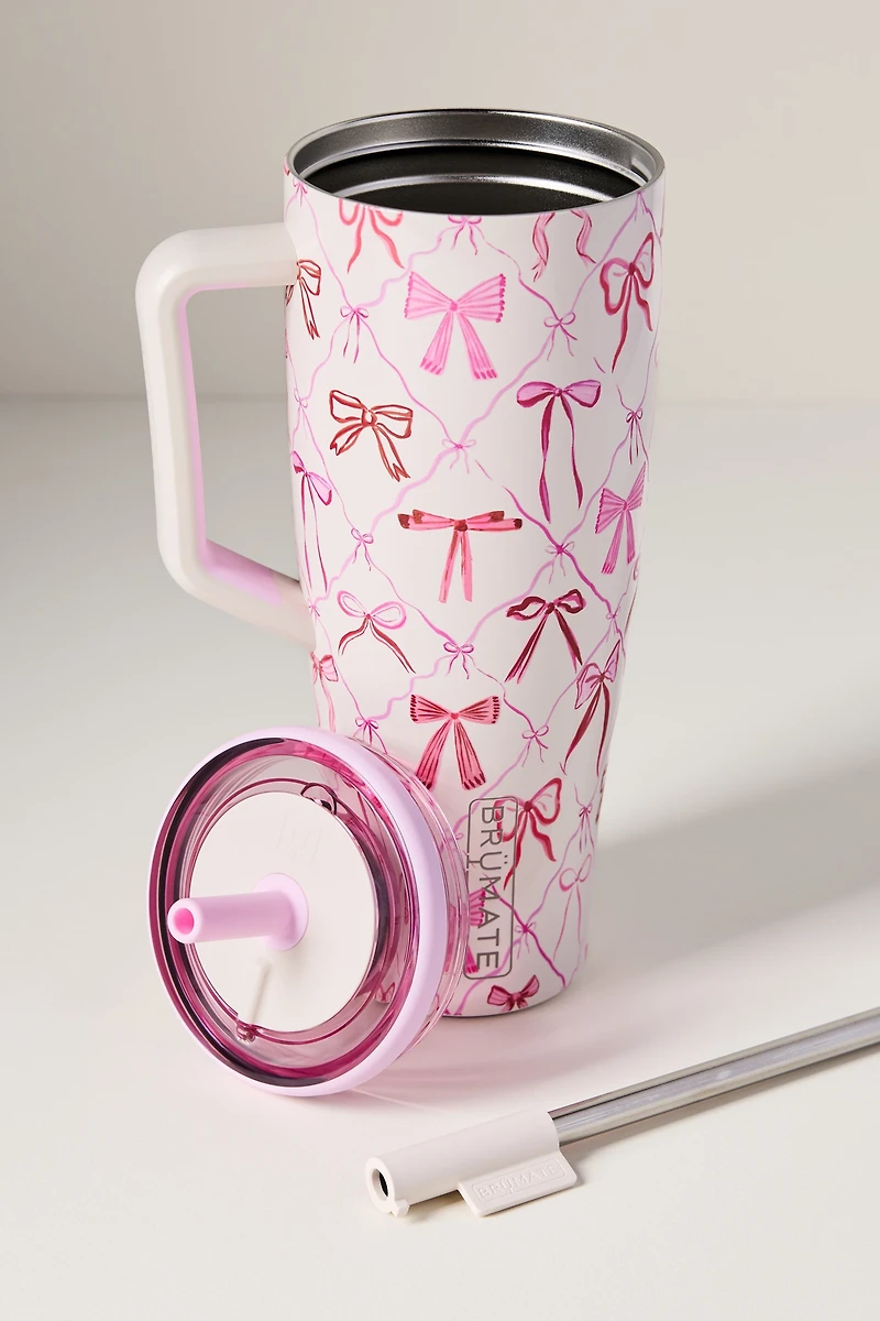 BrüMate 40 oz. Bow Era Straw Tumbler Water Bottle