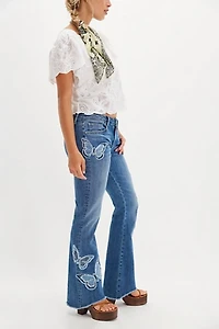 Driftwood Eva X Butterfly Patchwork Jeans