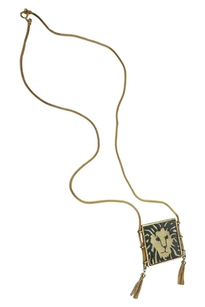 Vintage Anne Klein Lion Logo Necklace Selected By Ankh by Racquel