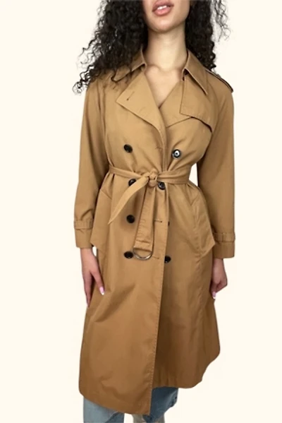 Vintage Khaki Trenchcoat Selected By Ankh By Raccquel
