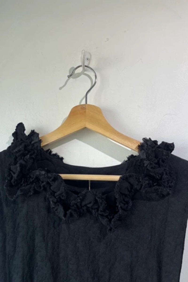 Comme des Garcons Black Brocade Overall Dress Selected by The Curatorial Dept.