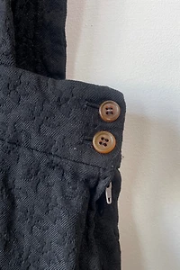 Comme des Garcons Black Brocade Overall Dress Selected by The Curatorial Dept.