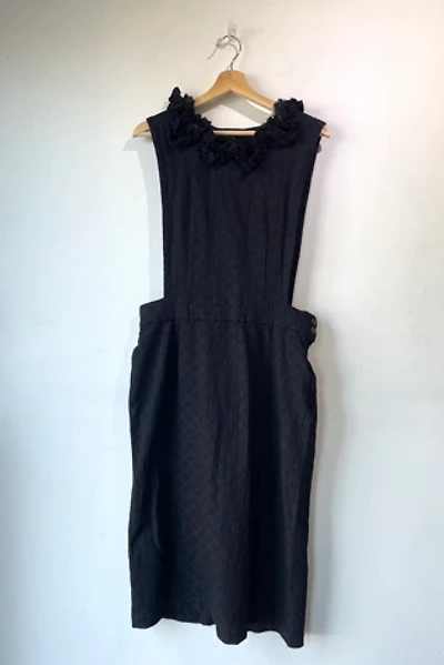 Comme des Garcons Black Brocade Overall Dress Selected by The Curatorial Dept.