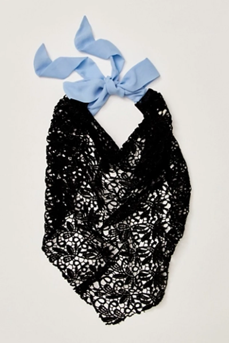 Guipure Lace Hair Scarf
