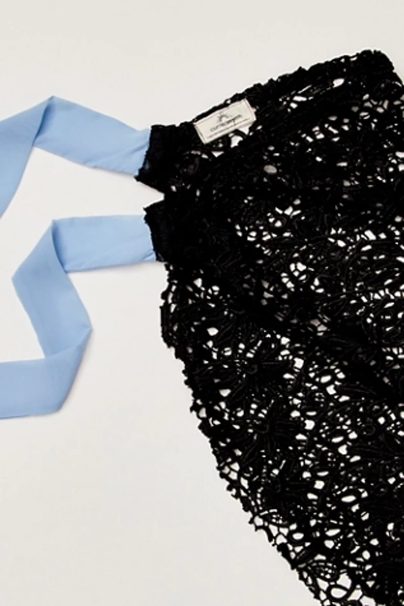 Guipure Lace Hair Scarf