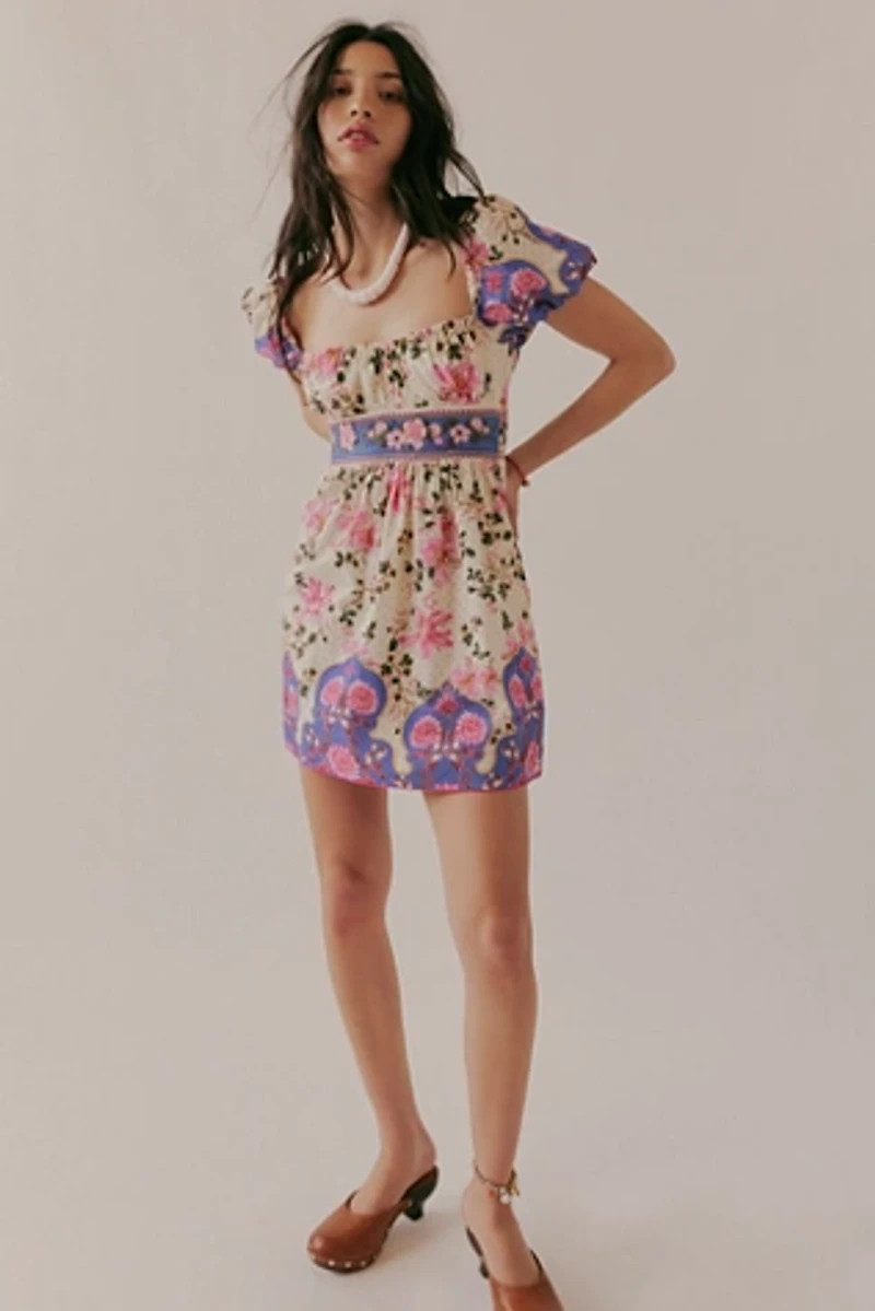 Agua Bendita Rosal Mini Dress