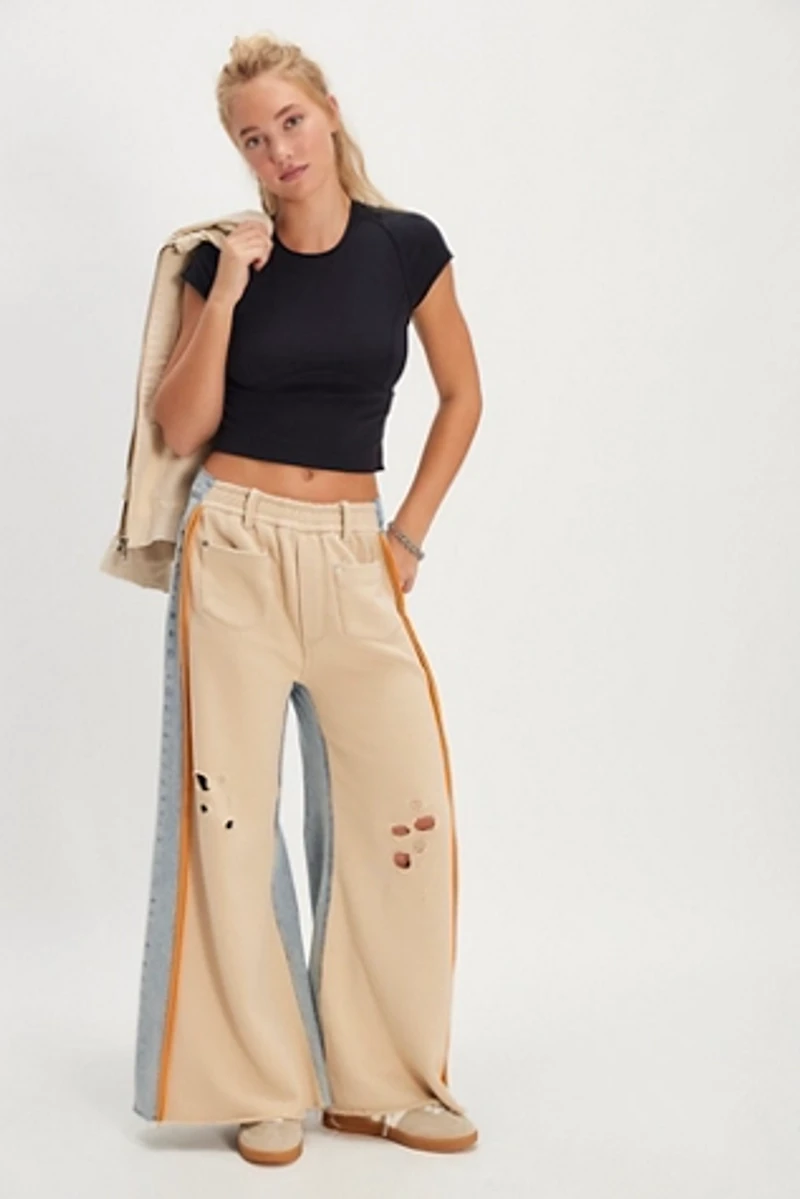 The Tales Denim Sweat Flares