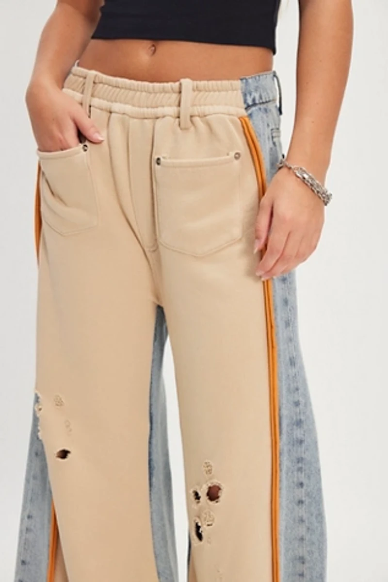 The Tales Denim Sweat Flares