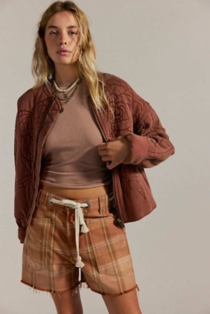 Rose Zip-Up Sweatshirt