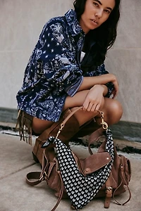 Palermo Suede Shoulder Bag