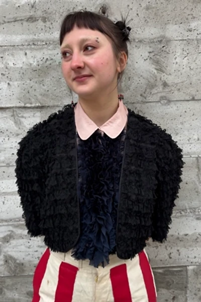 Vintage Lace Ruffle Rodeo Jacket Selected by Nomad